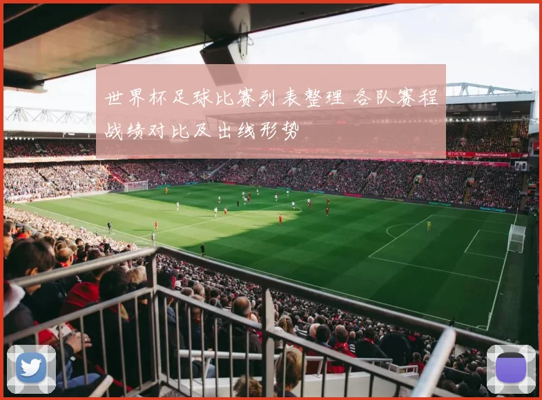 世界杯足球比赛列表整理 各队赛程战绩对比及出线形势