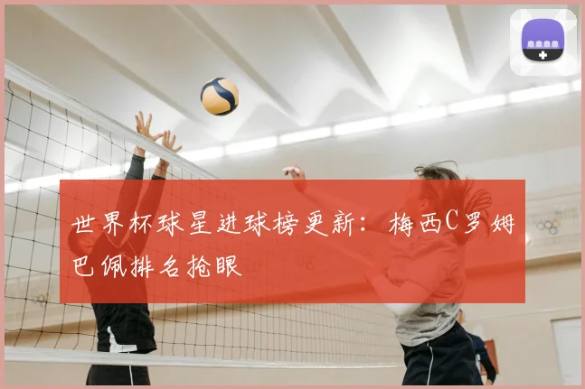 世界杯球星进球榜更新:梅西C罗姆巴佩排名抢眼